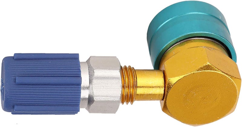 CHICIRIS R1234YF to R134A Adapter, R1234Rf to R134A Quick Coupler Car Air Conditioning Refill Adapter (Right Angle - Image 4